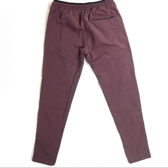 Zanerobe Joggers Sweatpants Burgundy Pants Size 36 - Picture 3 of 9